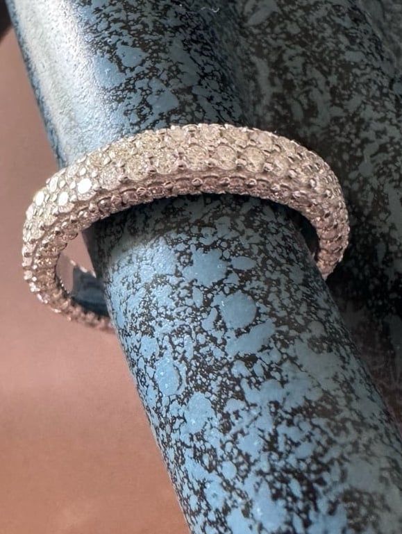 Moissanite Wedding Ring size 7