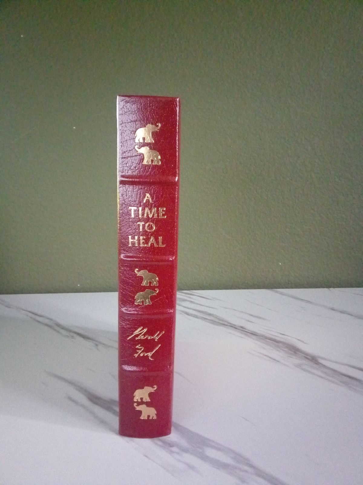 A TIME TO HEAL Signed Easton Press