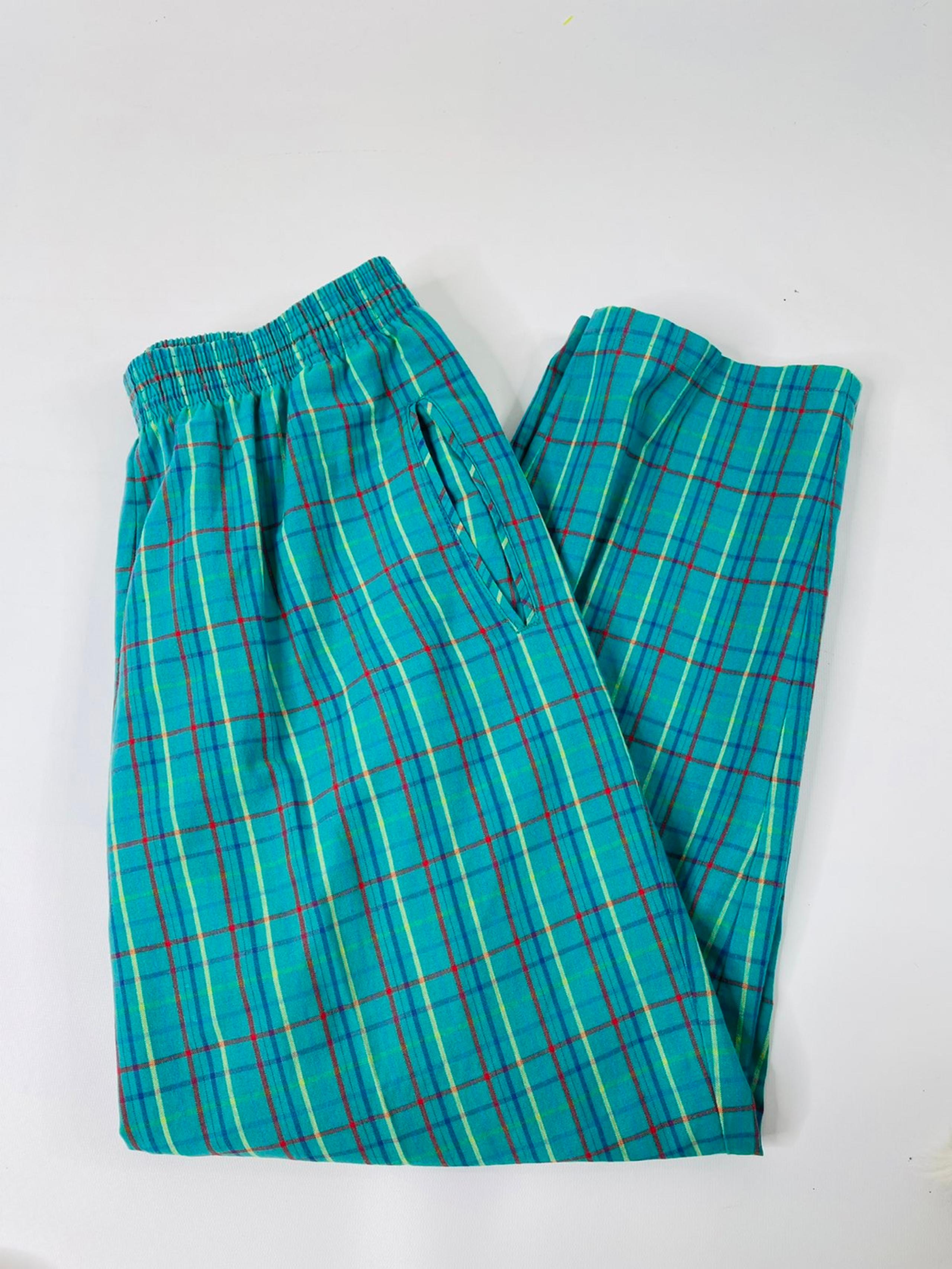 60s Mod Plaid Tapered Pants