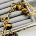 Vintage Tigers Stone Bead Necklace