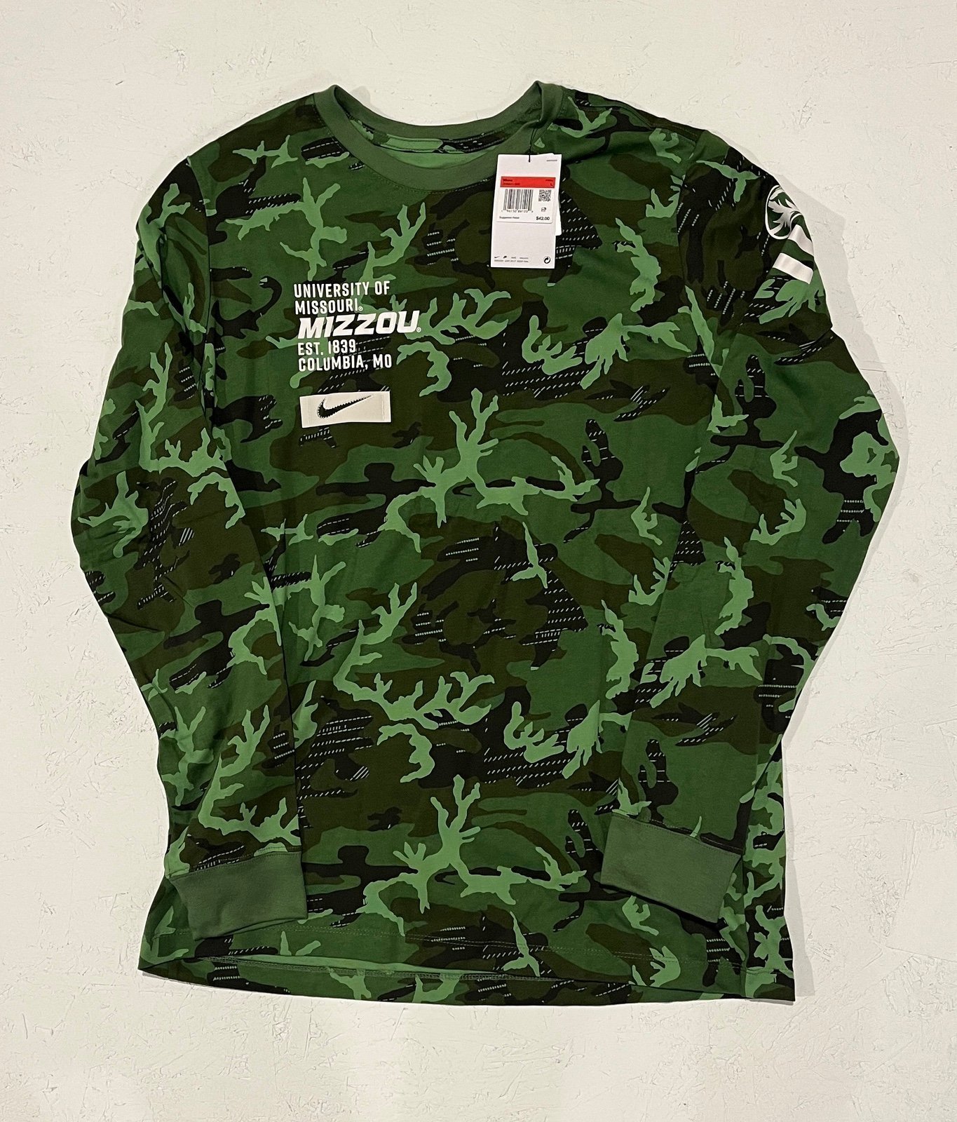 Nike Mizzou Military Appreciation Long Sleeve Shirt