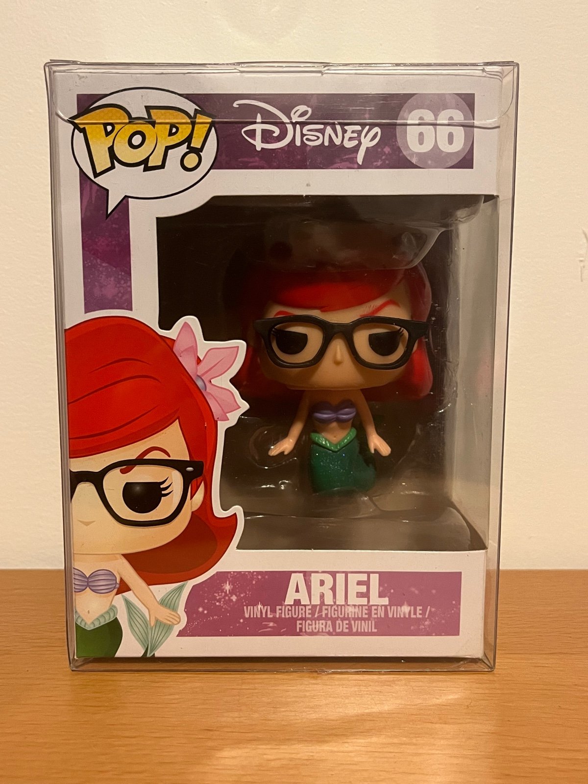Funko Pop! Disney- Ariel w/ Glasses (Hot Topic Exclusive) w/ Pop Protector