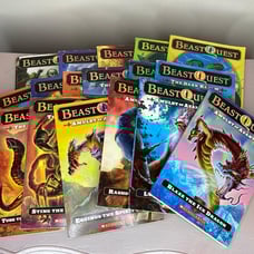 Lot 17 BEAST QUEST Scholastic YA Mythical Adventure Novels Books by Adam Blade