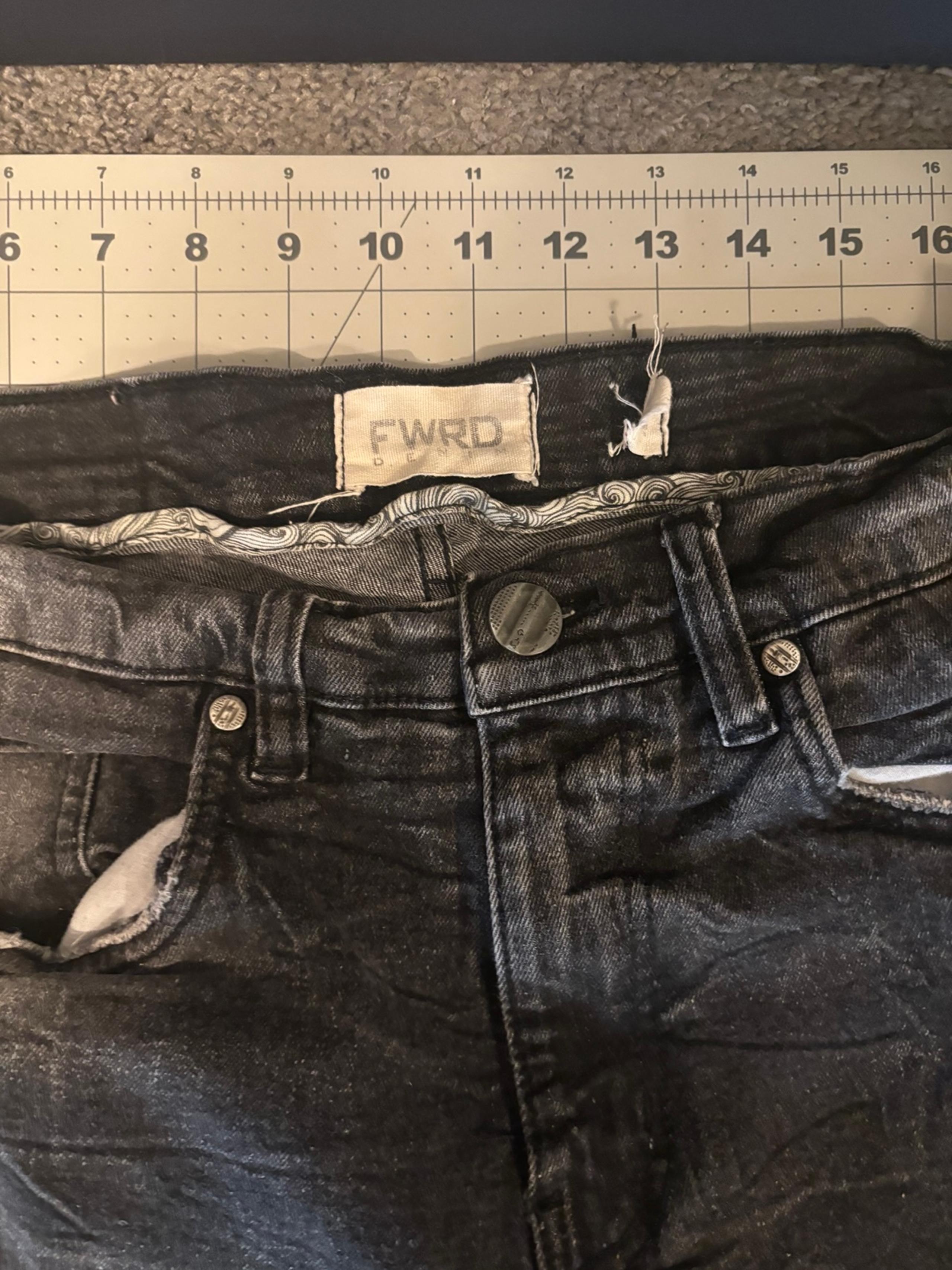 Fwrd jeans size 32 stacked like new shoot me offers - Free People