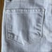 L’AGENCE White Distressed Raw Hem Cropped Jeans Size 24