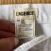 L’AGENCE White Distressed Raw Hem Cropped Jeans Size 24