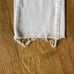 L’AGENCE White Distressed Raw Hem Cropped Jeans Size 24