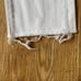 L’AGENCE White Distressed Raw Hem Cropped Jeans Size 24