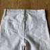 L’AGENCE White Distressed Raw Hem Cropped Jeans Size 24