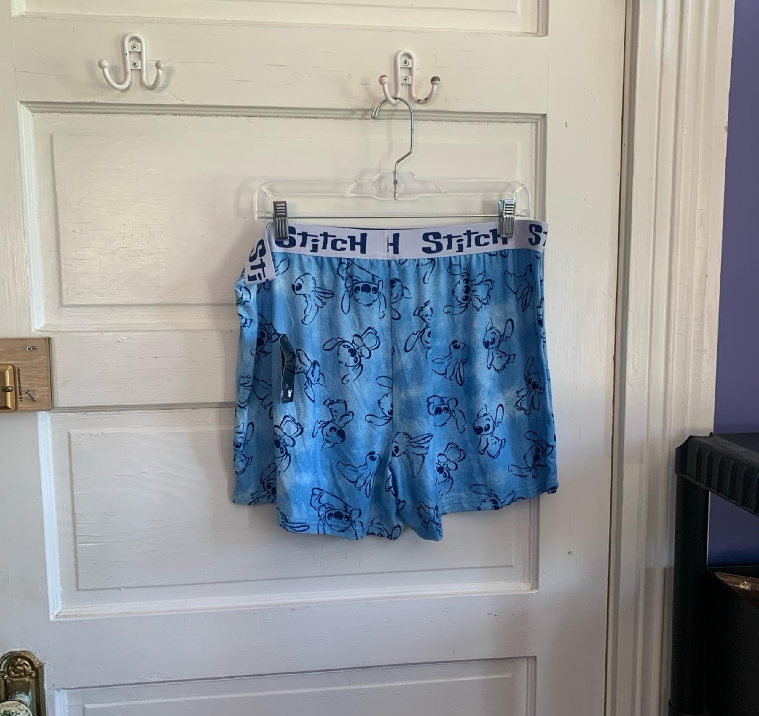 NWT Disney Stitch Pajama Shorts Size Large