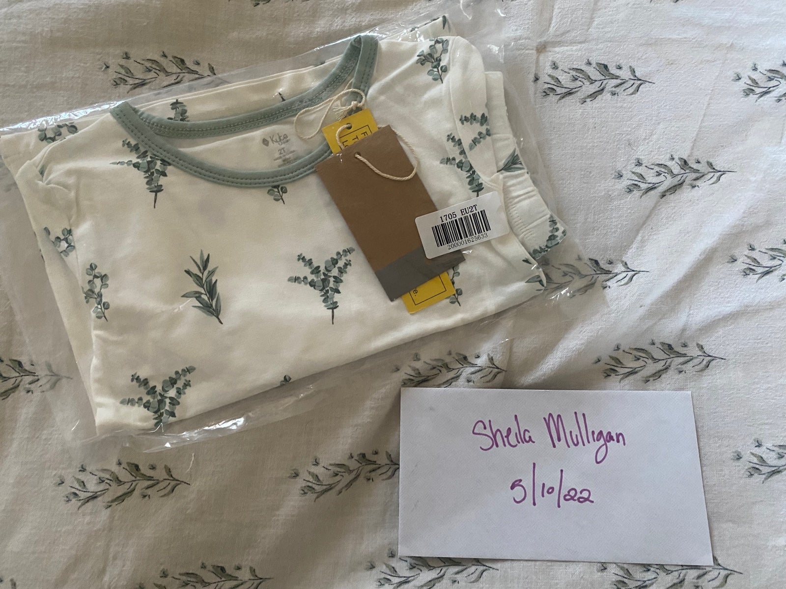 Kyte baby short sleeve pajamas