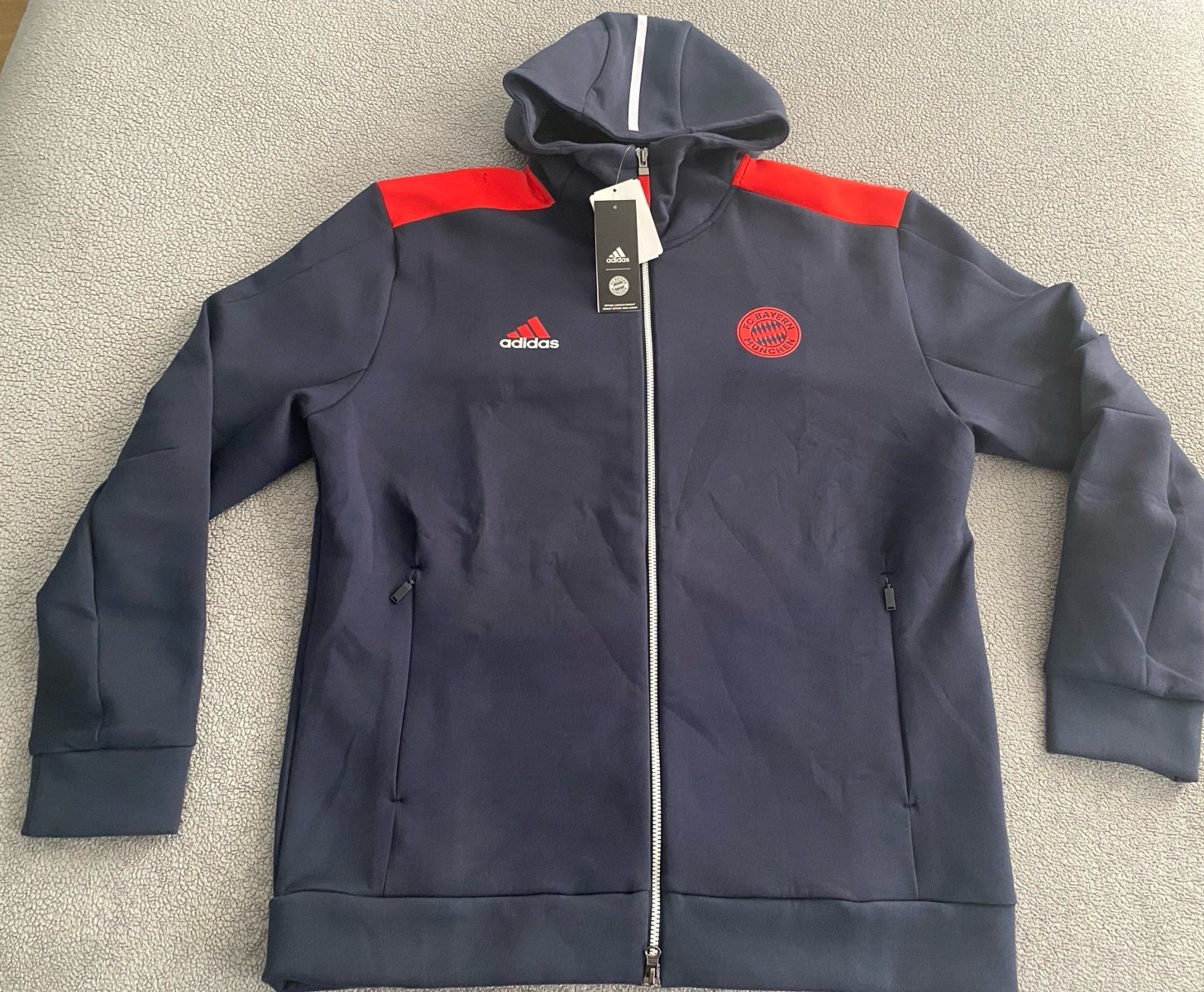 BAYERN MUNICH ADIDAS ZNE ANTHEM JACKET LARGE MEN