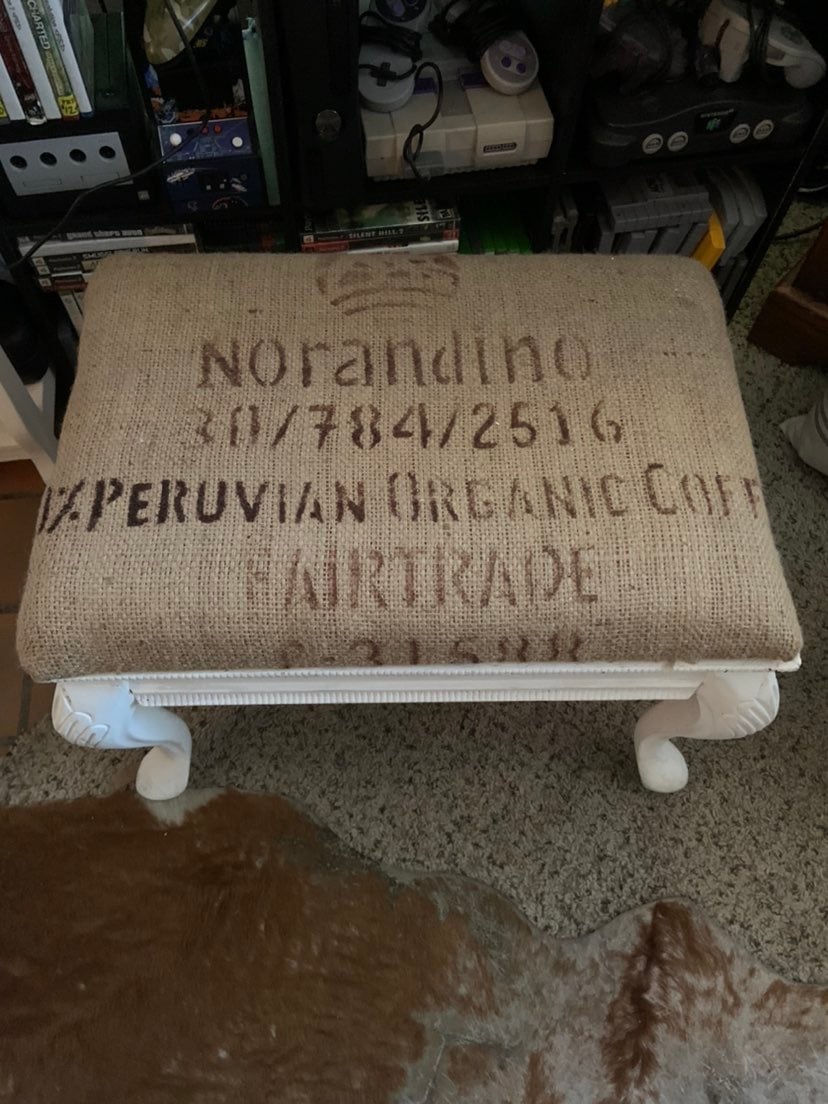 Vintage ottoman