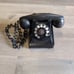 Vintage Bell System Western Electric Black Rotary Desk Phone F1 Telephone Heavy