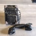 Vintage Bell System Western Electric Black Rotary Desk Phone F1 Telephone Heavy