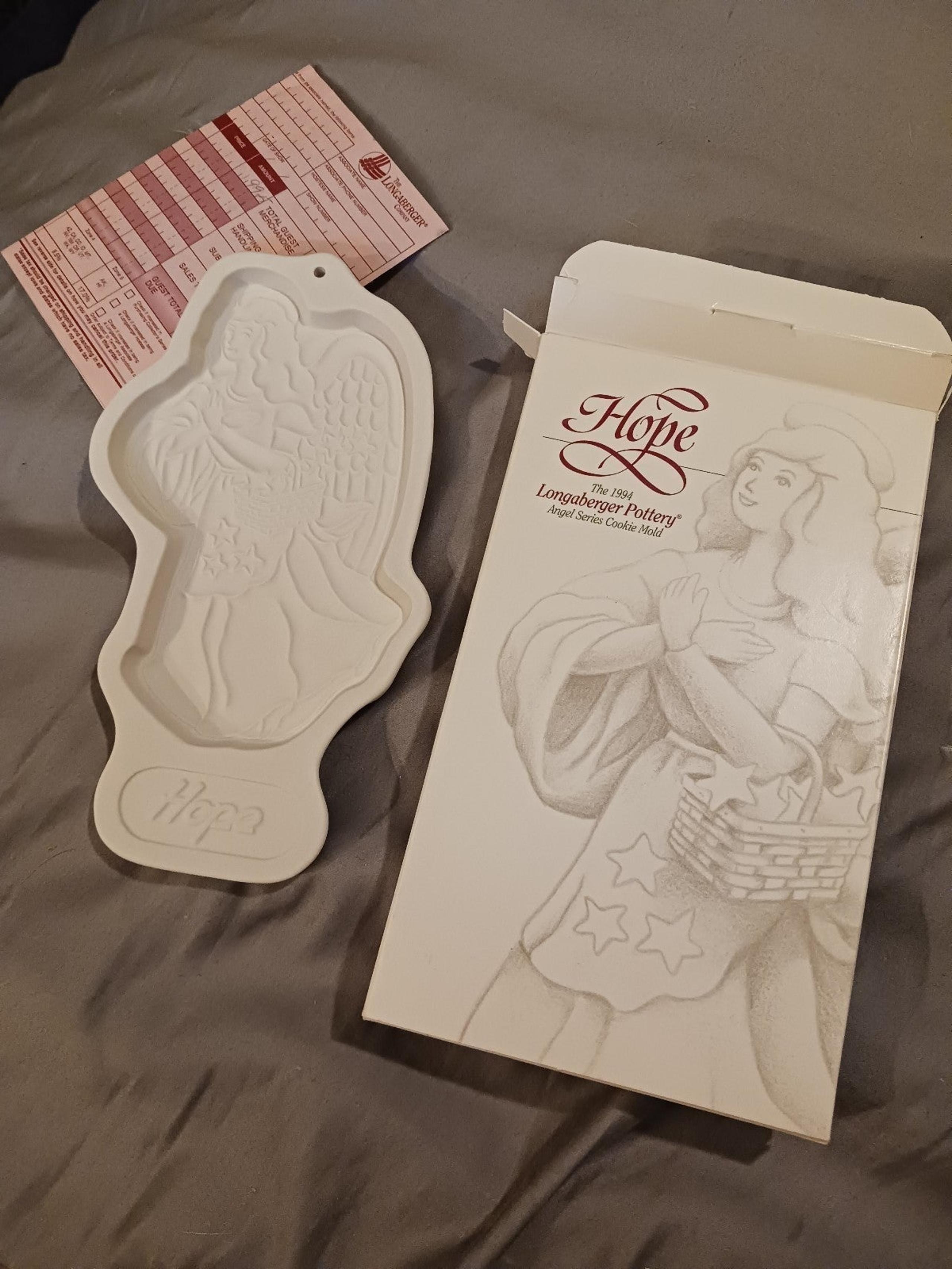 NEW! LONGABERGER 1994 "HOPE" COOKIE MOLD