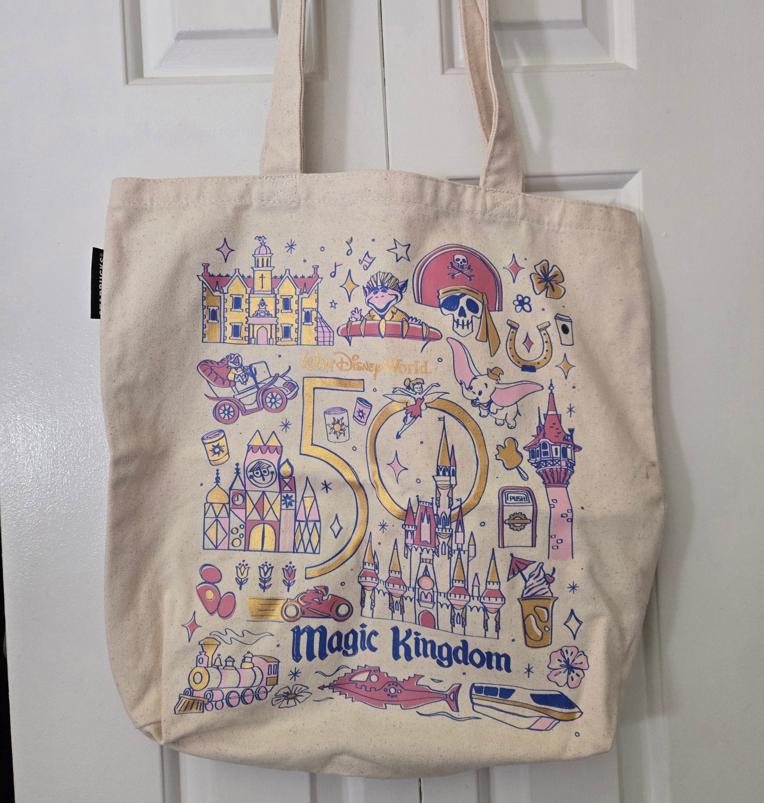 Starbucks Disney 50th Anniversary tote bag