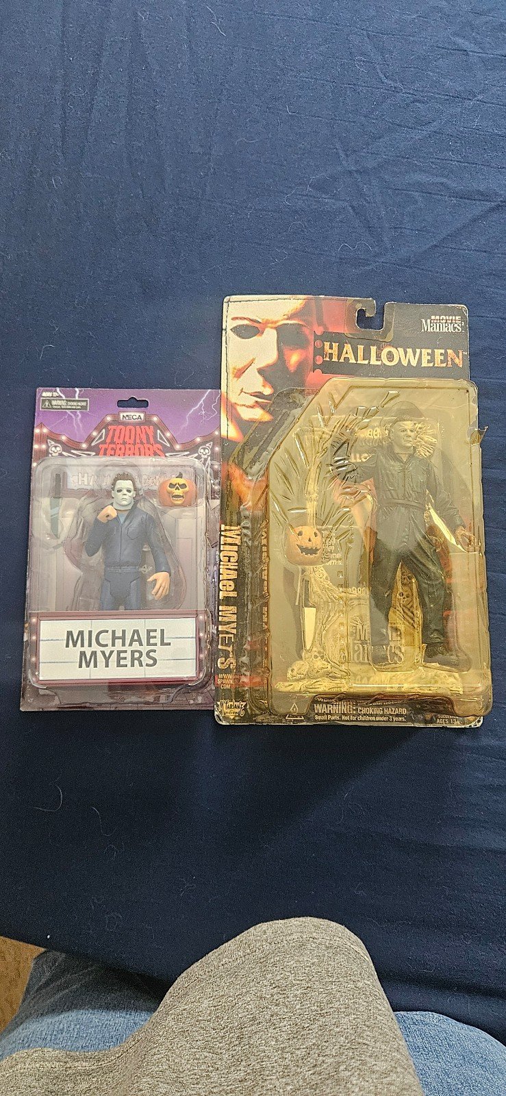 Mcfarlane Michael Myers Movie Maniac and Michael Myers Toony Terror