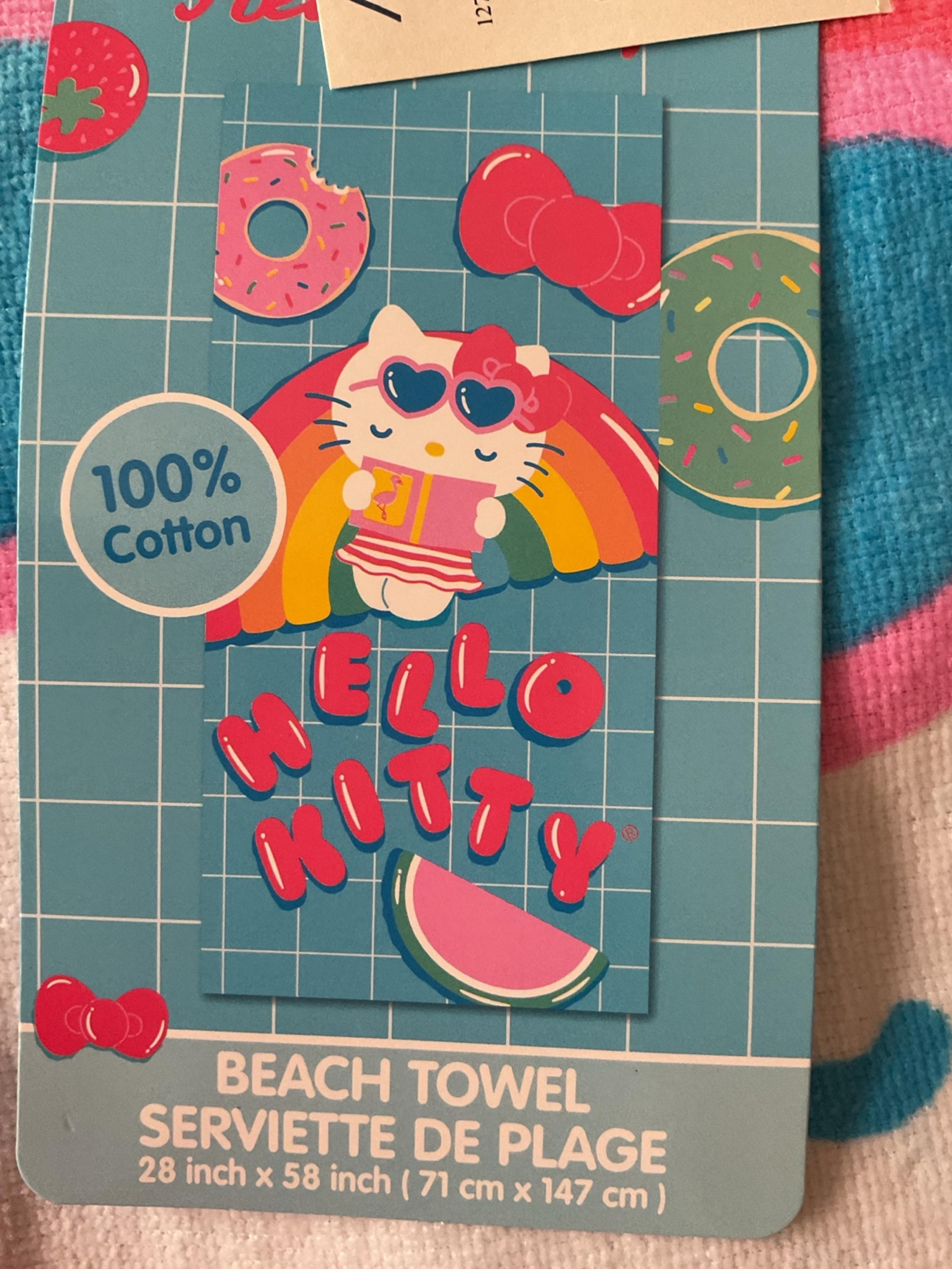 Hello Kitty beach towel