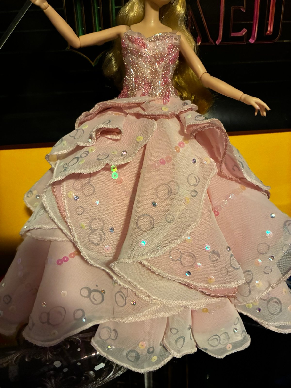Wicked movie glinda doll dress