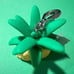 VHTF Bath & Body Works PINEAPPLE Hand Sanitizer Gel Pocketbac Keychain Holder