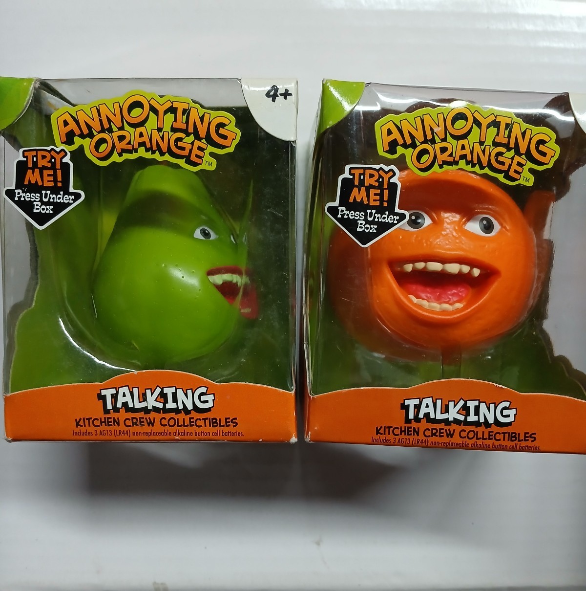 Annoying Orange & Pear both New.