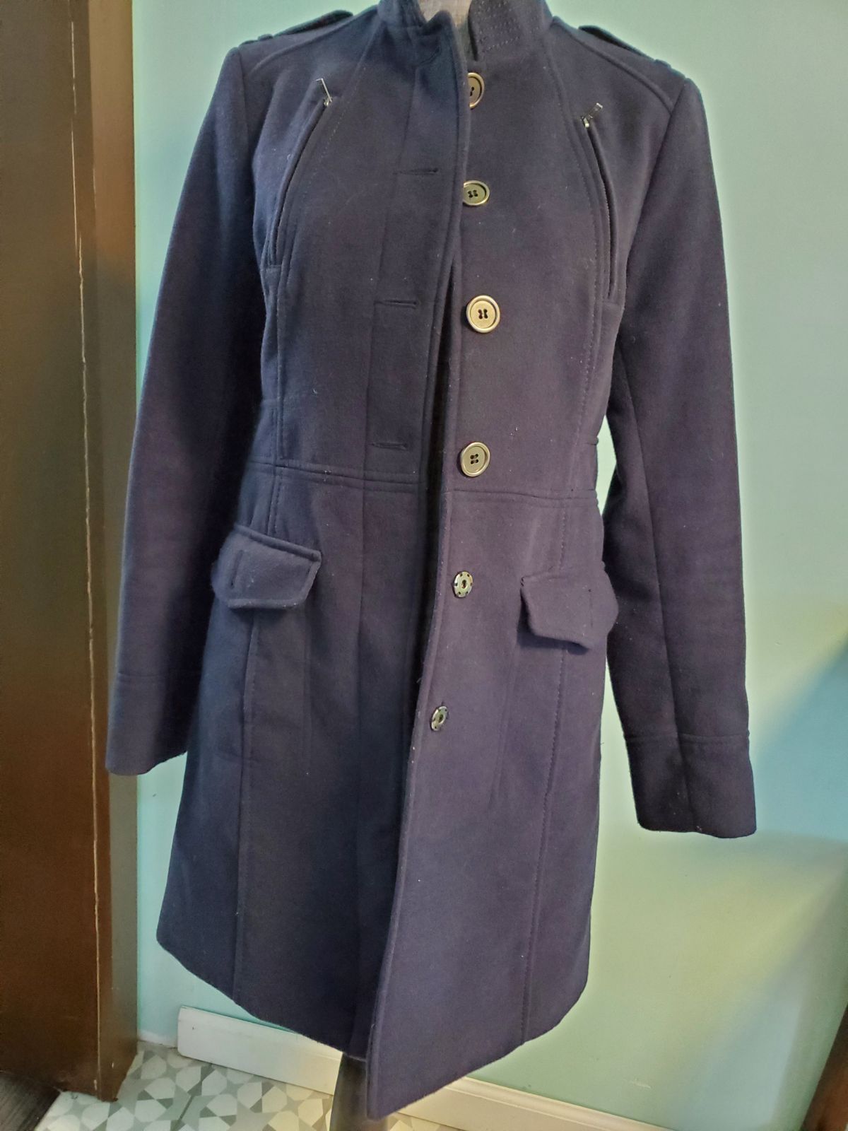 H&M Women's Navy Knee Length Cost Size 10