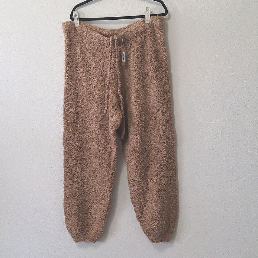 Skims Tan Teddy Sweatpants Joggers