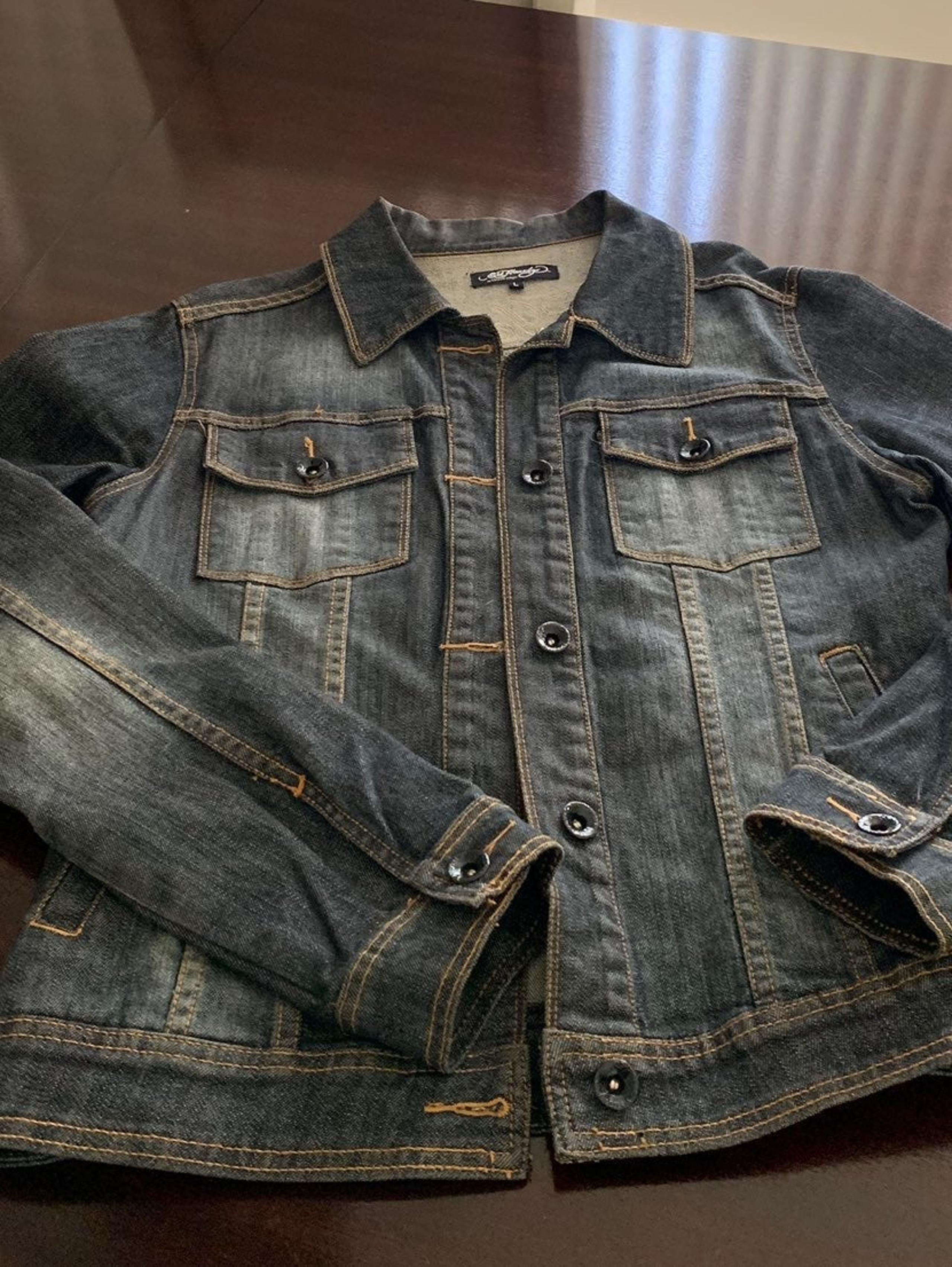 Cool Ed Hardy Jean Jacket