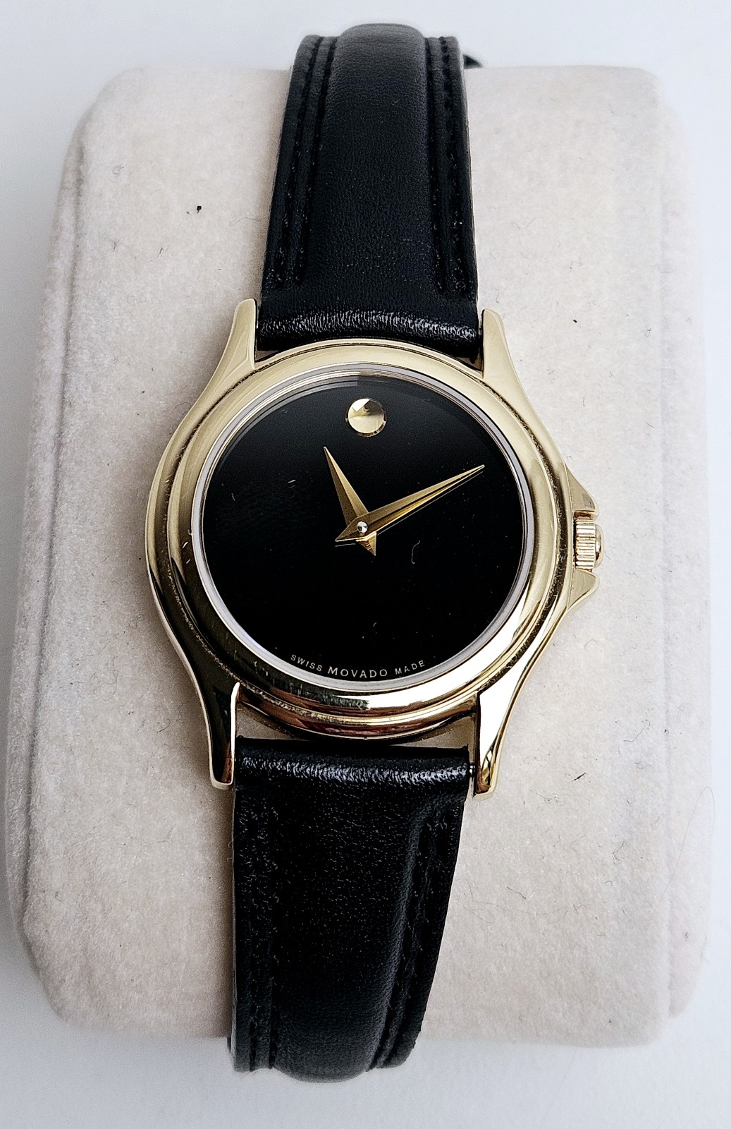 Movado Museum 87 E4 0823 Swiss Made Genuine Leather Women's Watch New Battery
