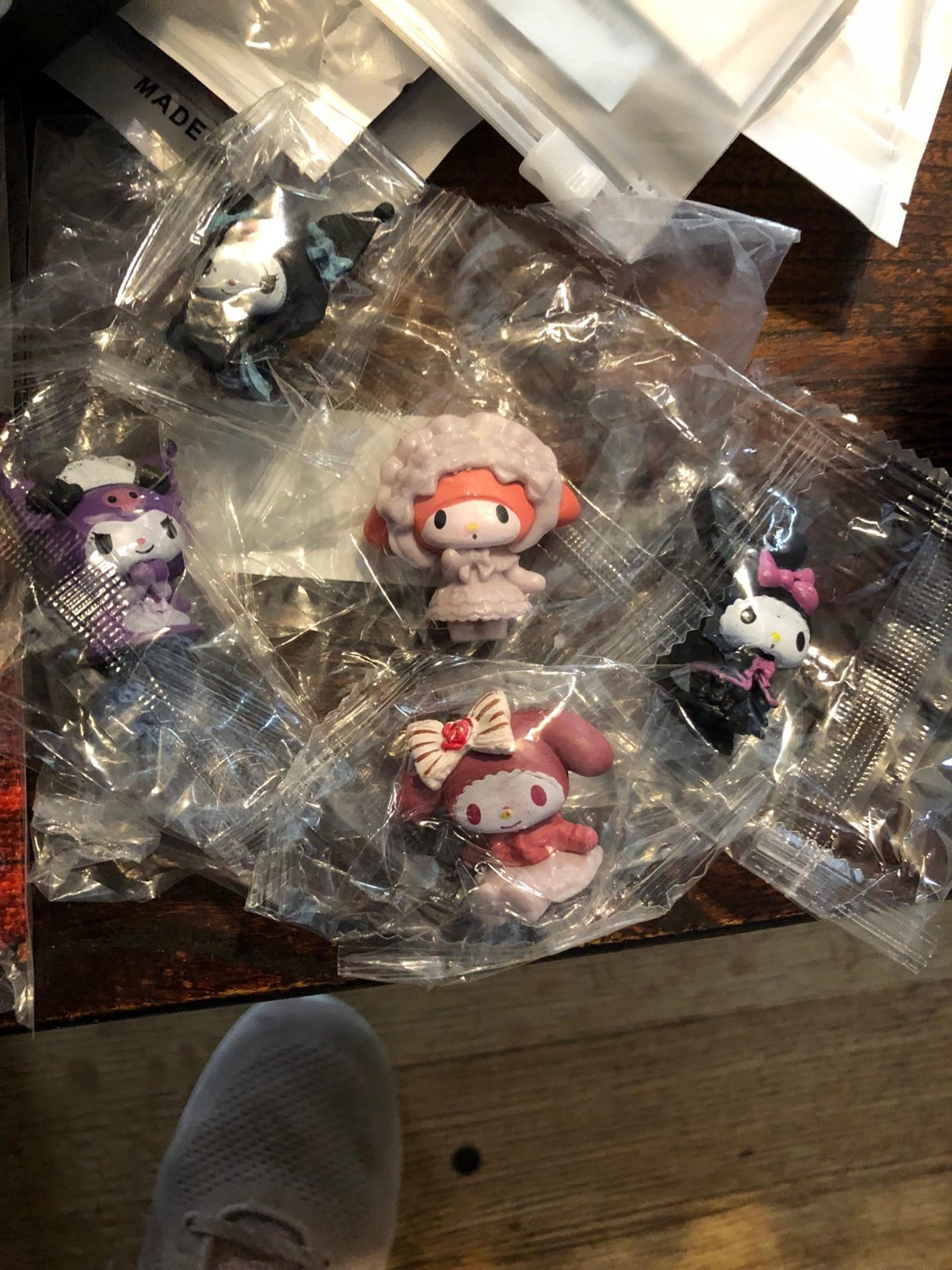 Play action figures set of sanrio melody kuromi and friends