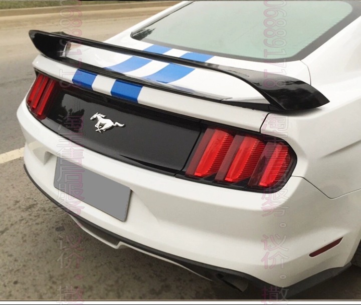2015-2021 Mustang GT350 Rear Spoiler (Four Part) Brand New Gloss Black AR-Mustan