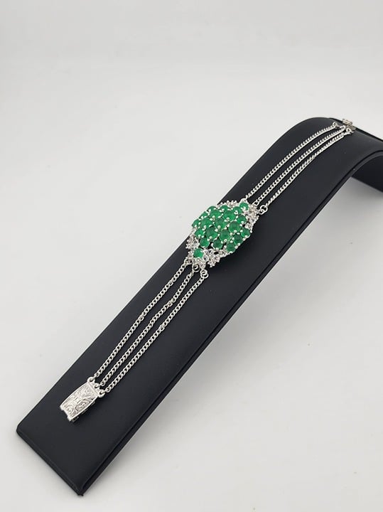 Boho Chic Round Jade Bracelet – Multi-Gem Beauty for Every Style