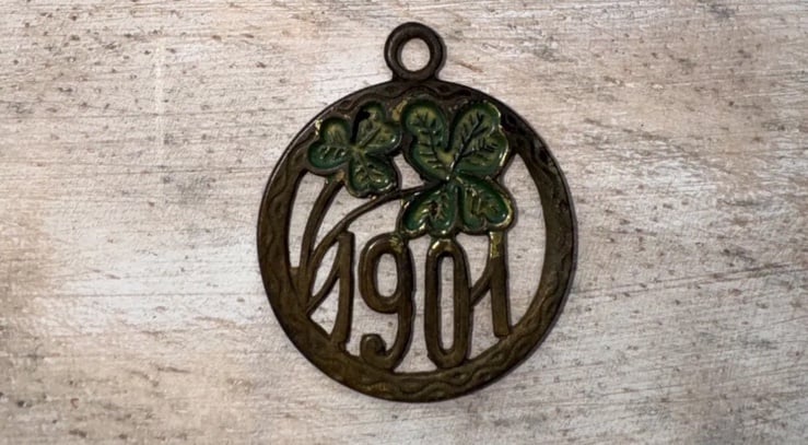 1901 pan American souiviner pendant