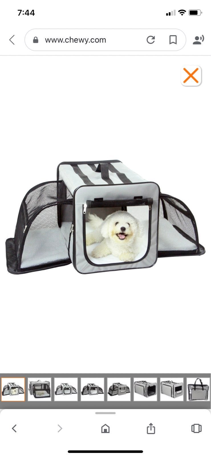Expandable, Collapsible Dog Crate
