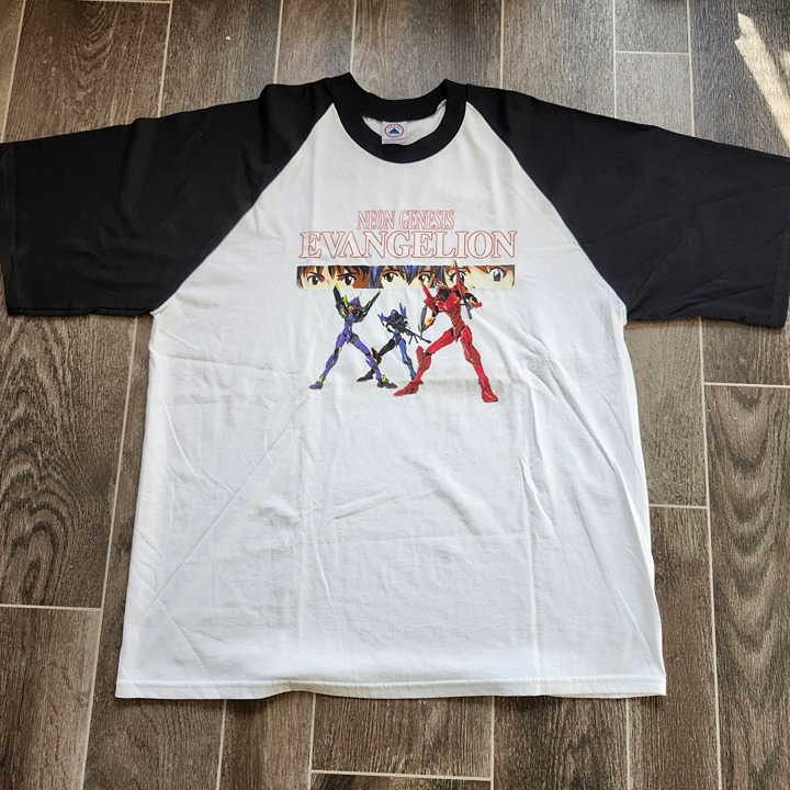 Vintage Neon Genesis Evangelion Anime Shirt