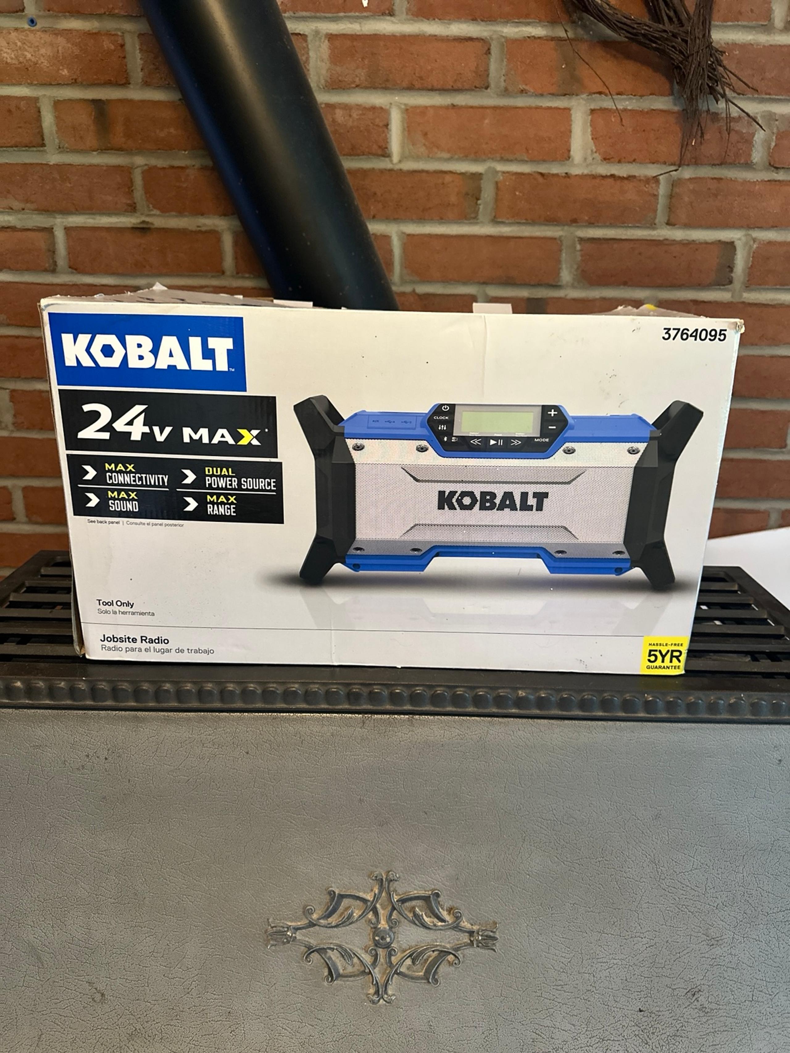 3764095 20v MAX Jobsite Radio (Tool Only) (E10042186) - Kobalt