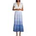 New Women Lemlem Zaza Plunge Neck Swim Cover Up, dress, swimwear M