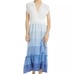 New Women Lemlem Zaza Plunge Neck Swim Cover Up, dress, swimwear M