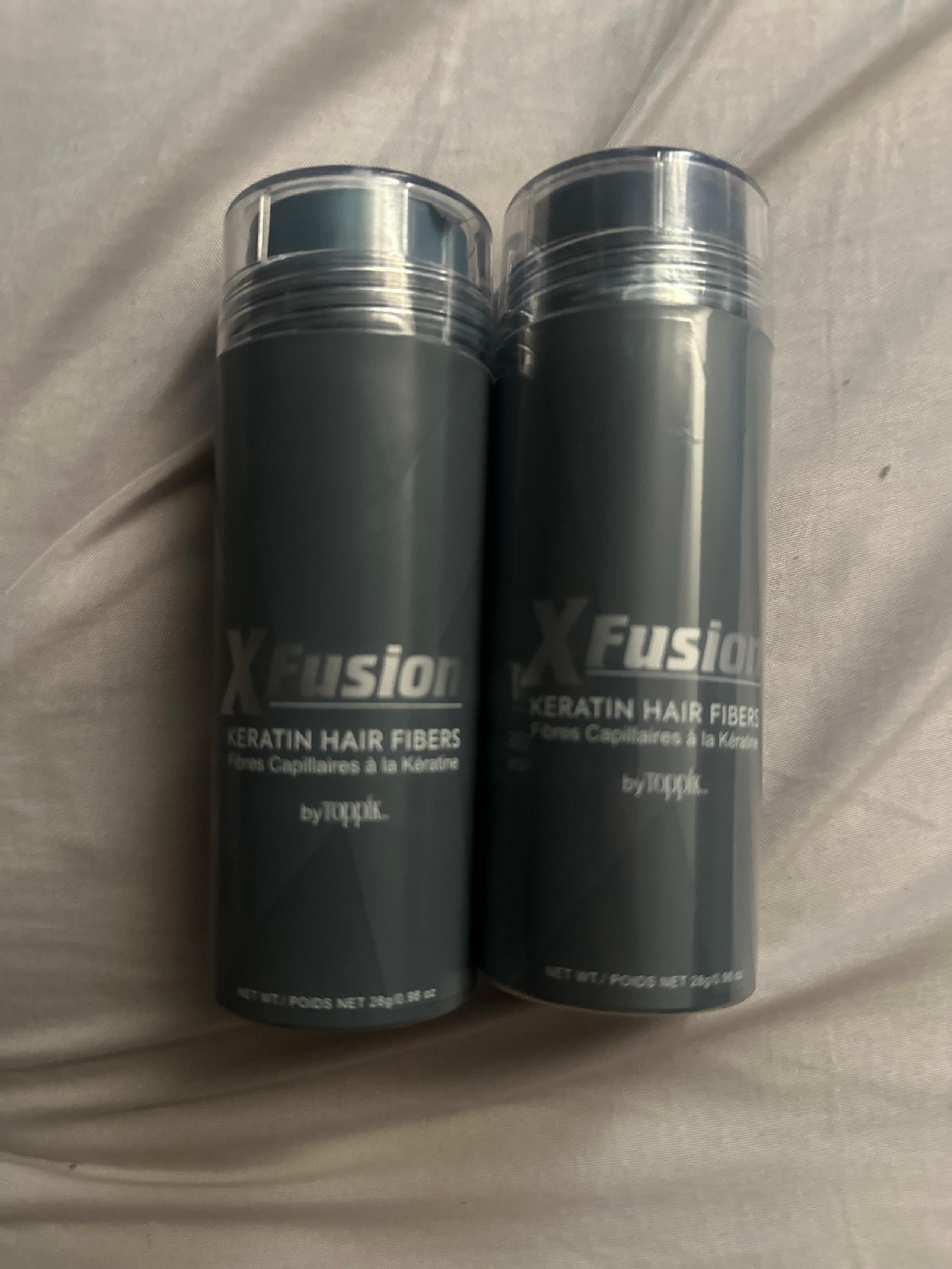 2 Toppik X Fusion Dark Brown Hair Fibers