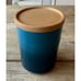 Le Creuset Stoneware 2.25 qt, 5.5 in Storage Canister/Jar Deep Teal NEW