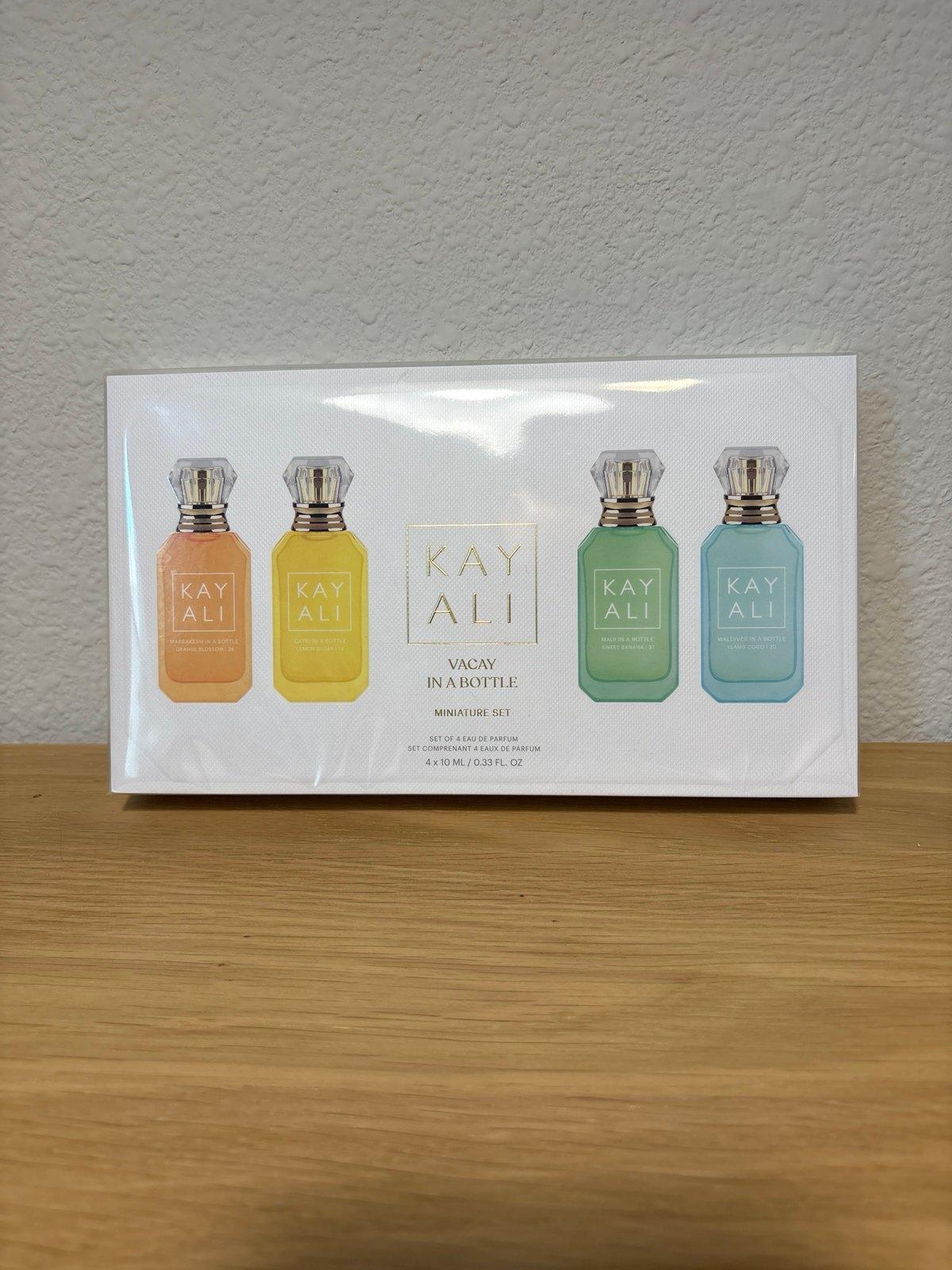 Kayali Vacay In a Bottle Miniature Set of 4 10ml perfumes