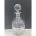 Towle Crystal Glass Riviera Liquor / Spirit / Whiskey Decanter Windowpane Cut