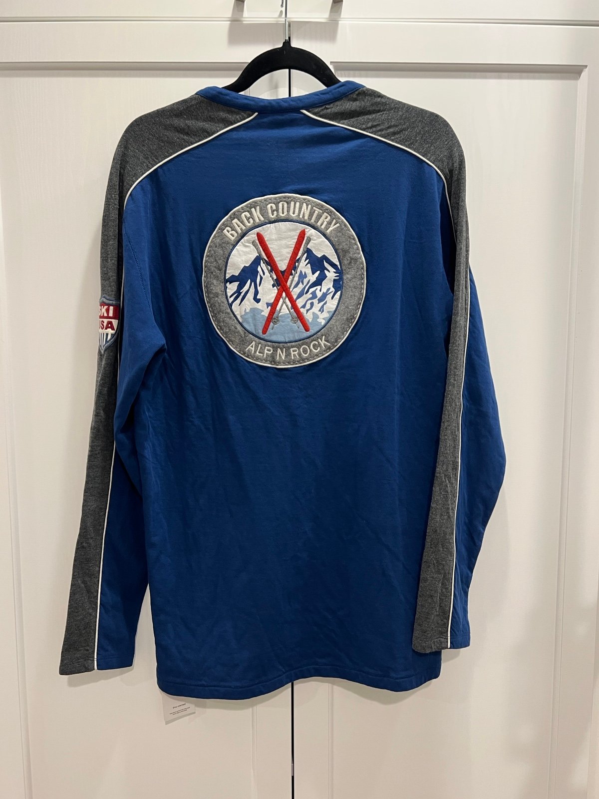 NWT Men’s Alp N Rock Ski USA Henley, L