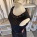 Ellen Tracy sz. 14 black shimmery, embellished dress, NWT special occasion 2655