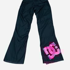 DC Shoes Ehotex 5K Black & Pink Snowboarding Snow Pants Size XS