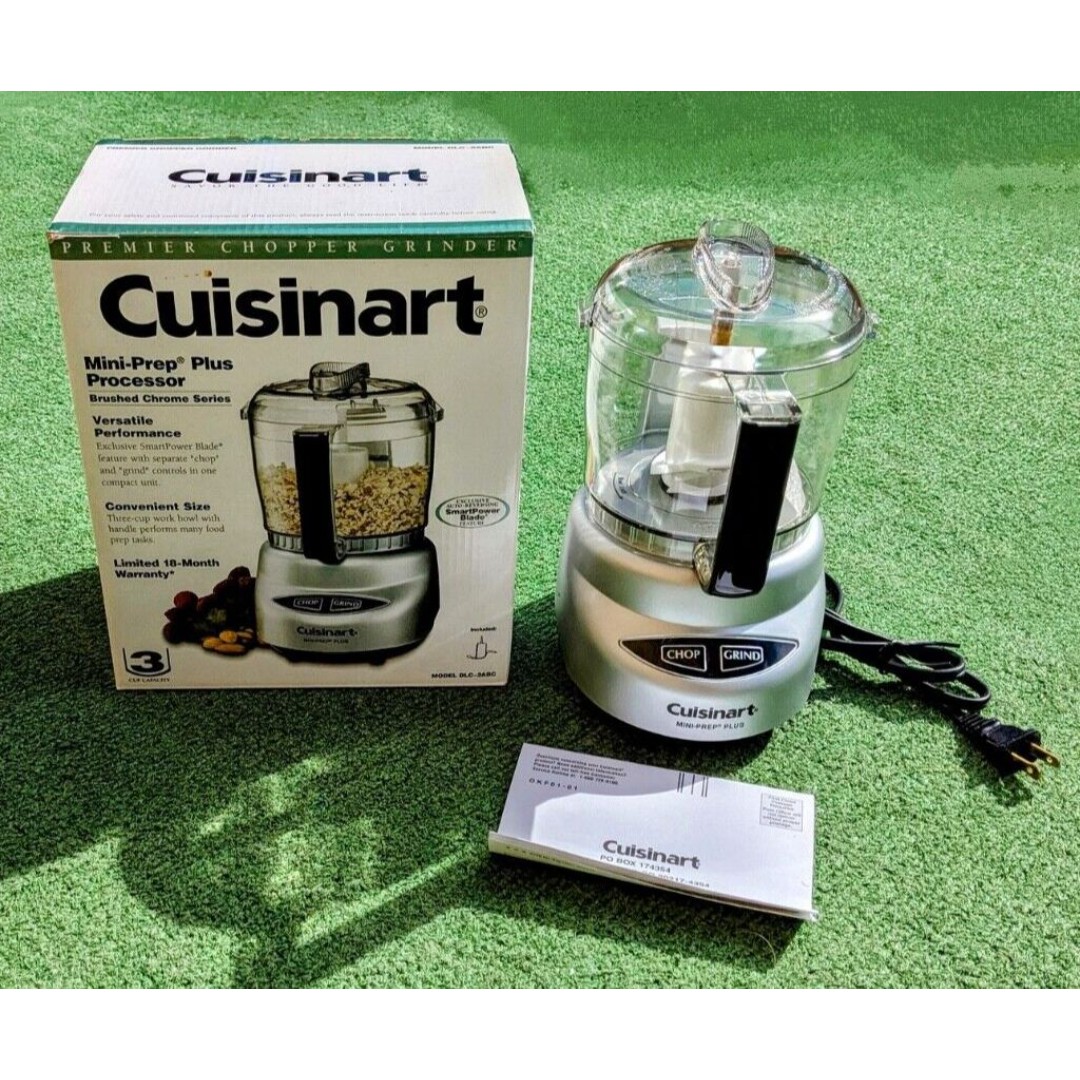 Cuisinart DLC-2ABC Premier Chopper Grinder Mini-Prep Plus Food Processor NIB
