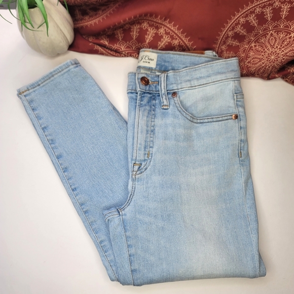 J. Crew Jeans 9 High Rise Toothpick Size 28