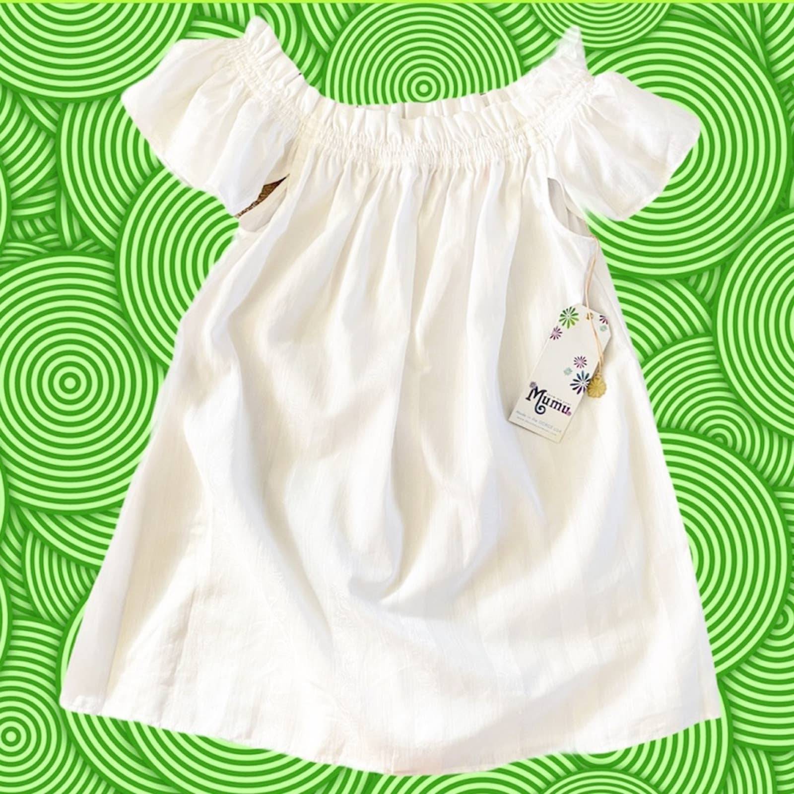 SMYM White Woodstock tunic size S