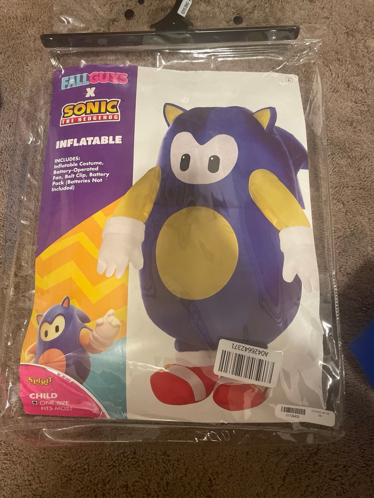 Sonic Fall Guys Inflatable Costume